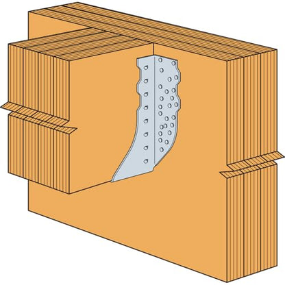 Simpson Strong-Tie HGUS7.25/10 HGUS Galvanized Face-Mount Joist Hanger for 7 in. x 9-1/2 in. Engineered Wood