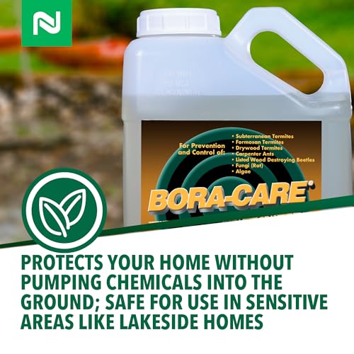 Bora-Care Termiticide Insecticide and Fungicide Concentrate, Wood Treatment for Termite and Beetle Prevention, 1 Gallon