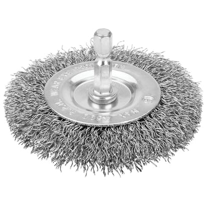 Performance Tool W1209 3 in. Coarse Wire Wheel, 1/4 in. Shank - size: 3", style: Wire Wheel