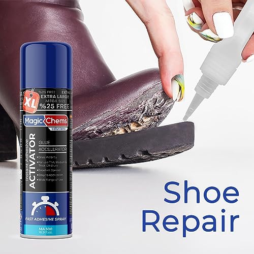 Magic Chems CA Glue with Activator, Cyanoacrylate Adhesive, Acrylic, 2 Pack - size: 2 Pack