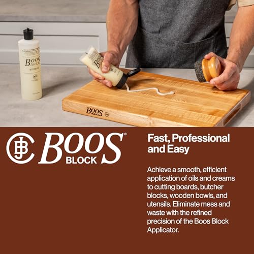 John Boos 3-Piece All-Natural Care & Maintenance Set - style: Care Set + Applicator Beechwood