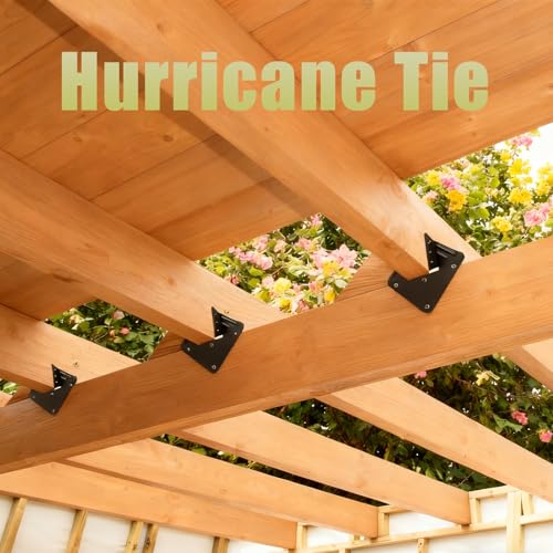 25 PCS Stronger Hurricane Ties for Rafters,14-Gauge(2mm),for 2x4/2x6 Rafter