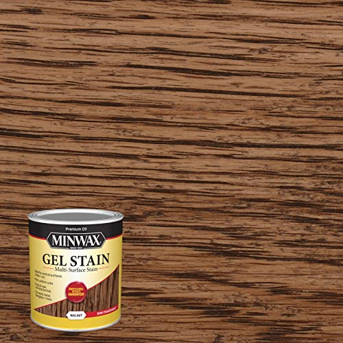 Minwax 66060000 Gel Stain, Walnut, 1 Quart - color: Walnut, size: Quart