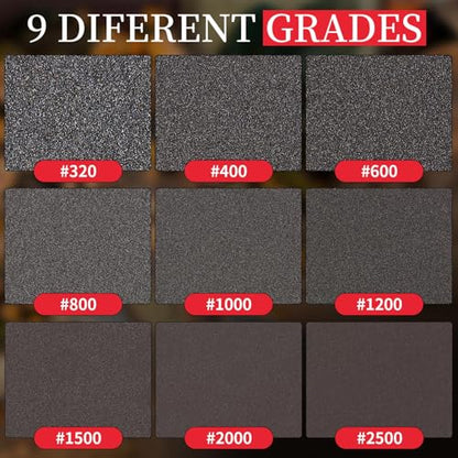 400 Grit Sanding Sponge Set for Wood - style: 400 Grit