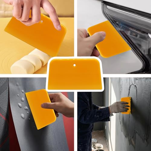 Bonsicoky 3 Pack Body Filler Spreaders, Plastic Auto Body Spreader Set