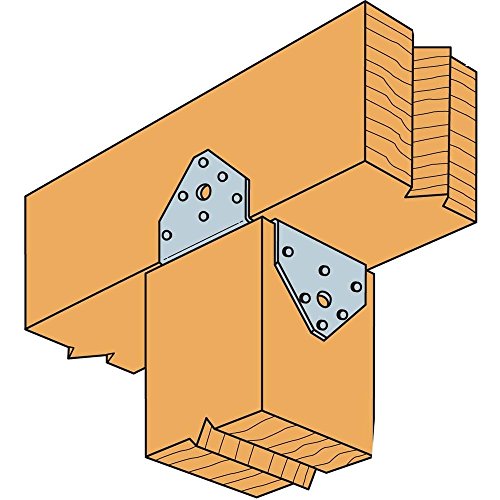 Simpson Strong-Tie BC6Z-10PK Post Cap/Base - ZMAX Galvanized 18-Gauge Steel, 6x6 Post Cap, 10 Pack - size: 10 Pack