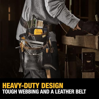 DEWALT Leather Pouch W/Belt - size: One Size, style: Leather Pouch w/Belt