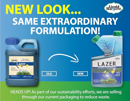 Liquid Harvest Lazer Blue Concentrated Spray Pattern Indicator - 16 Ounces - size: 16 fl oz