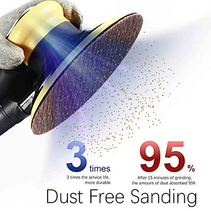 5 Inch Sanding Mesh | Micro Mesh Hook and Loop Sanding Discs | Dust Free Net Sandpaper | 50 Pack 80 Grit | Wet and Dry Sanding Screen | Anti-Clog and Last Longer - style: 80 Grit