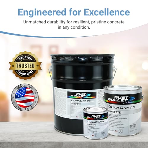 DuraGrade - Concrete Paint & Protective Floor Coating - Jet Black, 1Gal - color: Jet Black, size: 128 Fl Oz (Pack of 1)