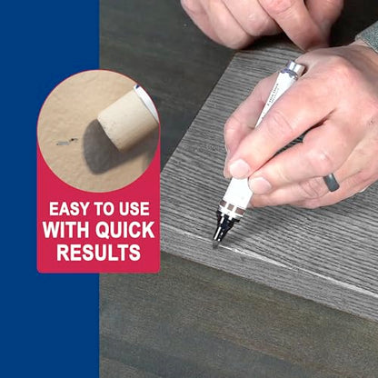 Mohawk Wood Repair Bundle: Fil-Stik Putty Stick (1 count) and Pro-Mark Capillary Marker (1 count), Grey Wolf KMC