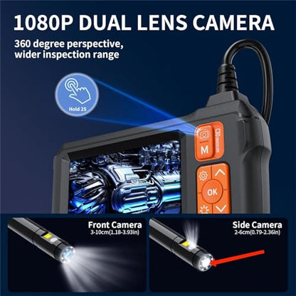 Daxiongmao Endoscope Camera with Light, 1080P HD Borescope - size: 16.4FT
