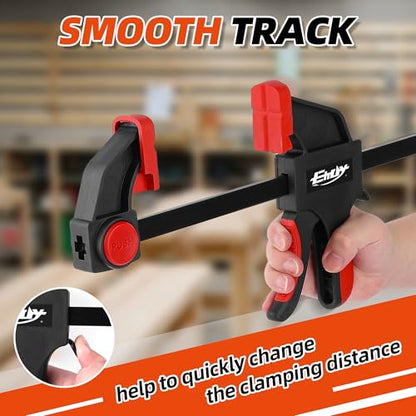 50" Woodworking Clamps, 170lbs One-Handed Clamp/Spreader, 2PCS