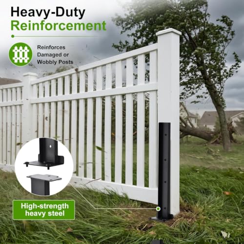 Quick-Fix Fence Repair Kit Robust Stabilizer for Fence Posts