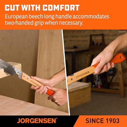 JORGENSEN KATABA 10-3/8 Inch Japanese Pull Saw with SK5 Blade