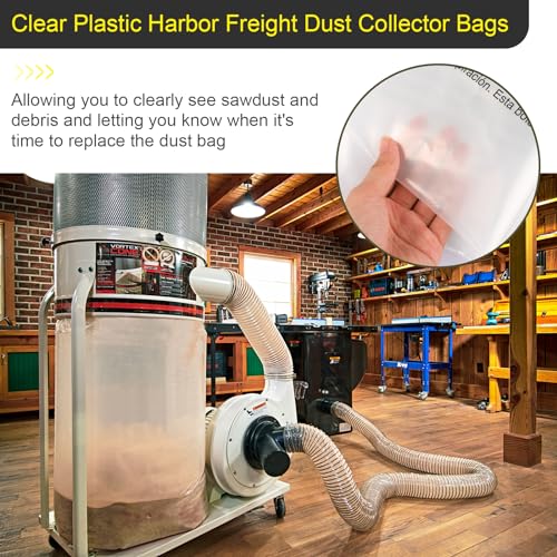 Dust Collector Bags For Harbor Freight Central Machinery 35 & 70 Gallon