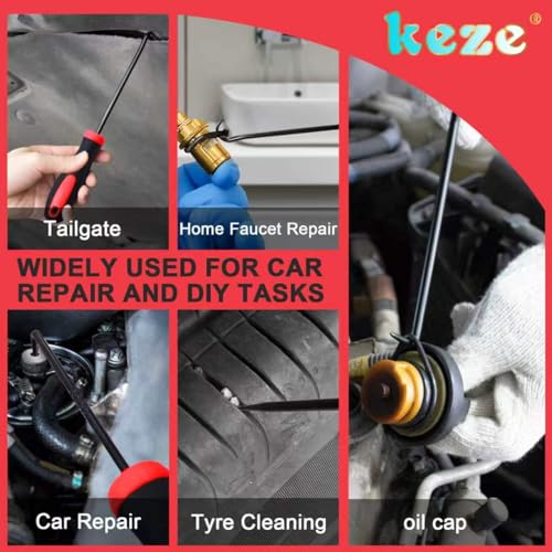 Keze 12 Pcs Pick and Hook Tool Set - color: Black-12 Hook and Pick Set