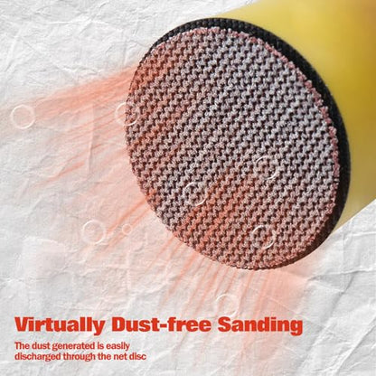 2 Inch Mesh Abrasive Mesh Sandpaper Hook and Loop Sanding Discs 180 Grit, Pack of 35 Dust Free Net Sandpaper Abrasives Pads Drywall Sander Sandpaper for Metal, Wood, Composites - style: 180 Grit