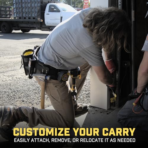 Holstery HammerMaster | Hammer Holder Loop - Clip-On Tool Belt Holster Holds Hammers, Hatchet, or Mallet - style: HammerMaster