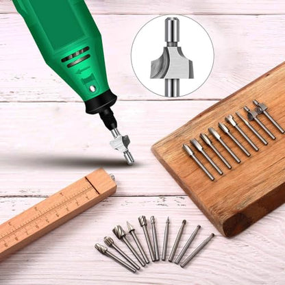 shengbenhao Wood Carving Bits Engraving Router Bit 20pcs