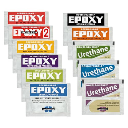 Hardman Double Bubble Multipack Epoxy Urethane Set - 11 Types