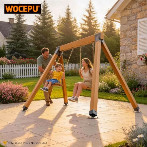 4pcs Heavy Duty Swing Adjustable Bottom Brackets, 2pcs Top Brackets（Black） - color: Black, size: Complete Set(2A-Frame+4Base)