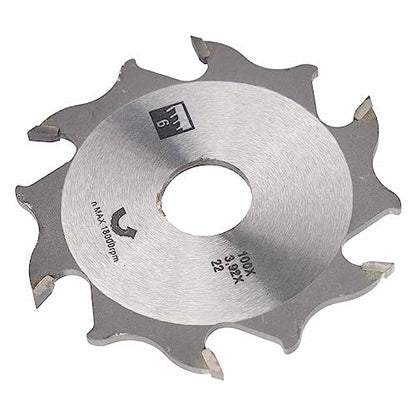 Biscuit Joiner Blade Replacement, 4-Inch 6-Tooth Biscuit Joiner Tool for Woodworking, Carbide Replacement Blade