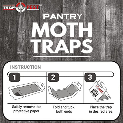 Trap a Pest Pantry Moth Traps - Pheromone Lure Glue Traps - 20 Pack - size: 20 Pack