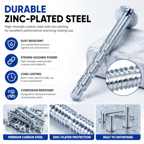 105 Pack #8-32 x 1-3/4" Truss Head Break Away Screw - color: Silver