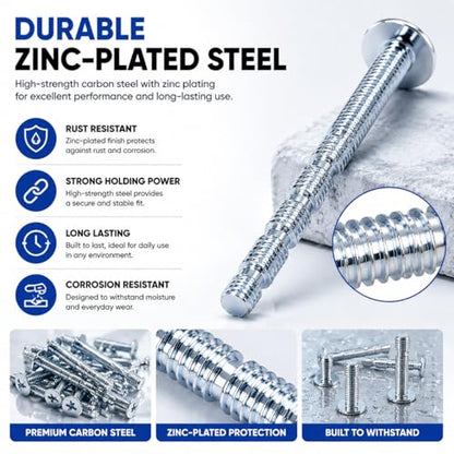 105 Pack #8-32 x 1-3/4" Truss Head Break Away Screw - color: Silver