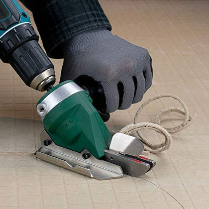 PacTool Snapper Shear Pro - Fiber Cement Cutting Tool for Siding Pros - style: Universal Shear Head / Attaches to any drill