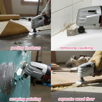 XXGO 20 Pcs Rigid Oscillating Tool Scraper Blades to Remove Tile Adhesive - size: Multi Tool Scraper Blade - 20 Pcs