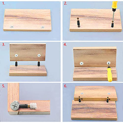10 Set 32mm Cam Screw Cam Dowel, for Drawer Dresser - size: 32mm-10Pcs