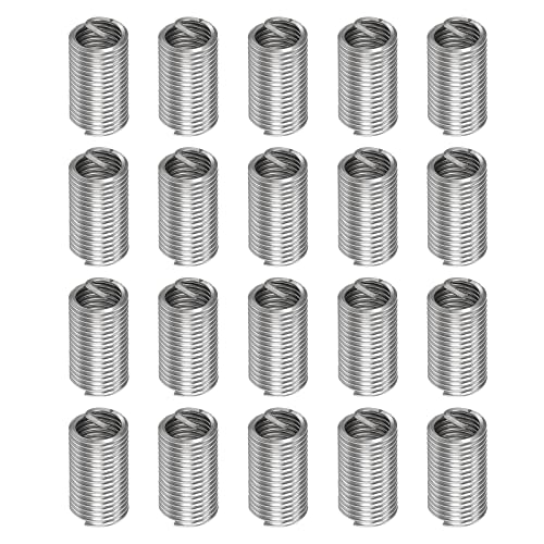 HARFINGTON 20pcs Wire Thread Inserts M12 x 1.75 3D 304 Stainless Steel Helical Coiled Wire Threaded Sleeve - size: M12 x 1.75