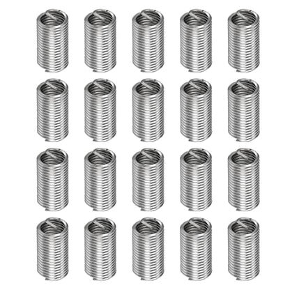 HARFINGTON 20pcs Wire Thread Inserts M12 x 1.75 3D 304 Stainless Steel Helical Coiled Wire Threaded Sleeve - size: M12 x 1.75