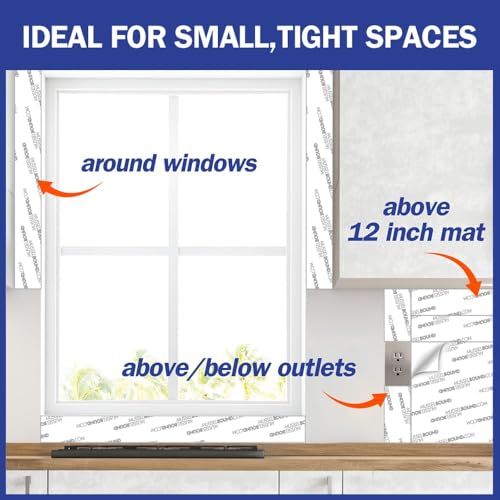 MusselBound® Adhesive Tile Mat - MINI ROLL - Easy Installation for Small and Tight Spaces. The Clean, Easy, No-Stress Way to Install Real Wall Tile