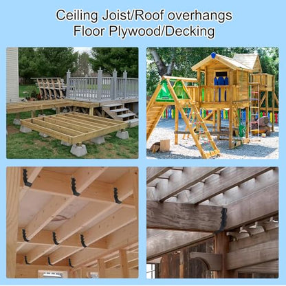 36 Pcs 2"x 8" Joist Hanger|Q235B Steel Face Mount Joist Hangers - size: 36 Pcs, style: 2"x 8"