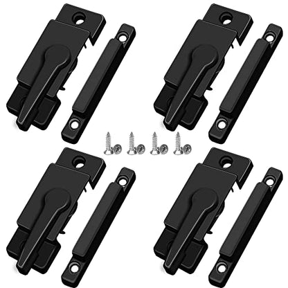 Window Sash Locks, Black Sash Locks, Window Lock Latches Replacement - color: Black