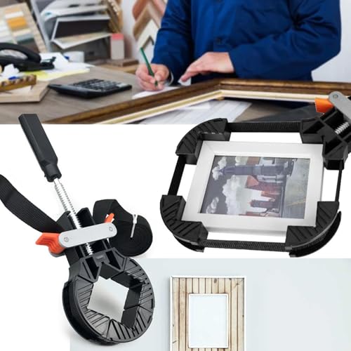 Strap Clamp, Adjustable Rapid Corner Clamp Band, Quick Tension Adjustable Picture Frame Clamp for Woodworking