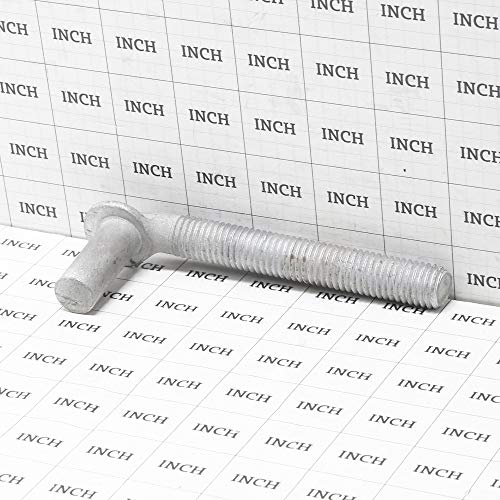 J-Bolt Post Hinge 5/8" x 4 1/2" - Male J Bolts with Nuts (Pack of 2)