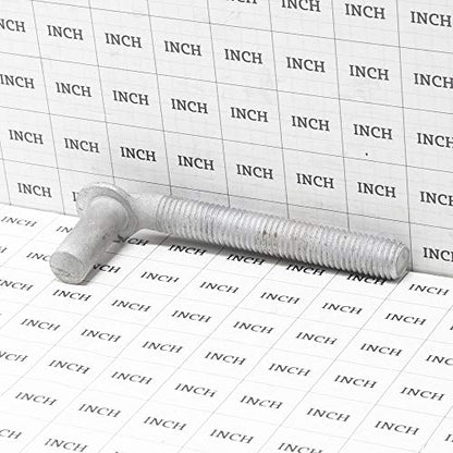 J-Bolt Post Hinge 5/8" x 4 1/2" - Male J Bolts with Nuts (Pack of 2)