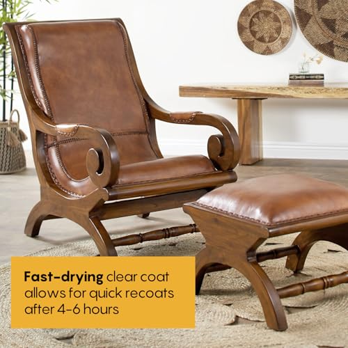 Polyurethane Wood Finish Water Based Polyurethane Clear Gloss Wood Protection Polyurethanes Waterproof Coating, Fast Dry Polyurethanes Sealant, Easy Clean Up 100ml