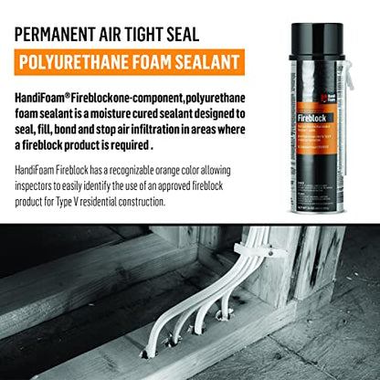 24 oz Fireblock Sealant Straw Foam - style: Straw Foam