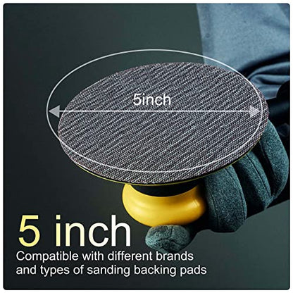 5 Inch Sanding Mesh | Micro Mesh Hook and Loop Sanding Discs | Dust Free Net Sandpaper | 50 Pack 80 Grit | Wet and Dry Sanding Screen | Anti-Clog and Last Longer - style: 80 Grit