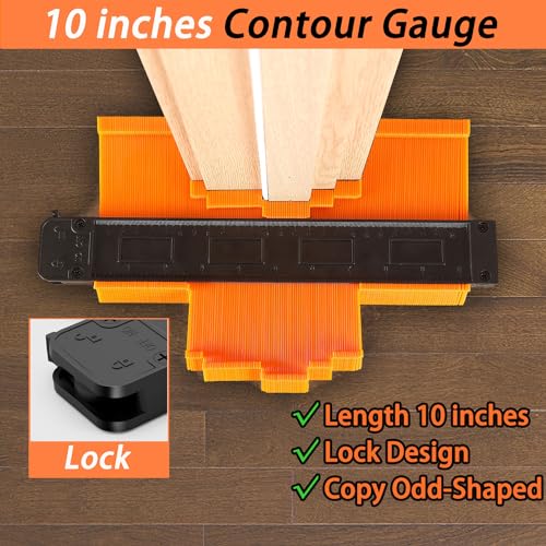 NAACOO Laminate Flooring Tools,6in1 Heavy Floor Install Kit for Vinyl Plank - size: 6 in 1 Flooring Tools