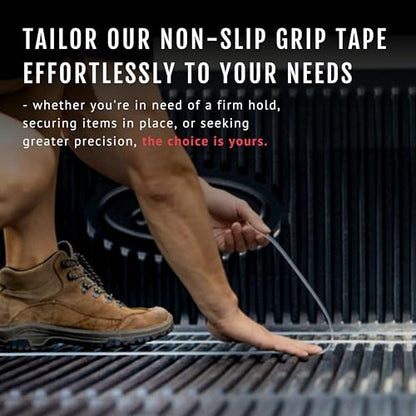 CatTongue Grips 2"x10' 2-Pk Grip Tape Roll, Non-Abrasive, Waterproof, Black - color: Black, size: 2" x 20'