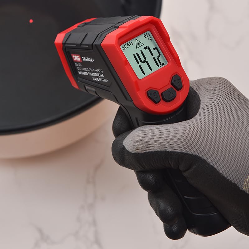 MUFASHA Non-Contact Infrared Thermometer Gun, -25.6℉ to 1022℉ - color: red