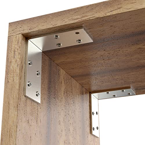 3"x3" L Brackets Heavy Duty 12-ga, Galvanized Angle Bracket - size: 25 Pack