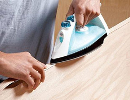 Edge Supply Brand Maple 7/8 inch X 50 ft Roll Preglued, Wood Veneer Edge Banding, Iron on with Hot Melt Adhesive, Flexible Wood Tape Sanded to Perfection. Easy Application Wood Edging. - size: 7/8 inch X 50 ft