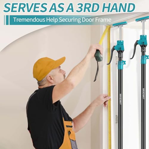Third Hand Support Pole Heavy Duty, Cabinet Jacks for Installing Cabinets with 200 LBS Capacity and Expand from 49-1/5 to 114-1/5 in, 4-PC - size: 49.2" - 114.2" 4Pcs